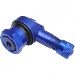 COPPIA VALVOLE IN ALLUMINIO BLU 8mm