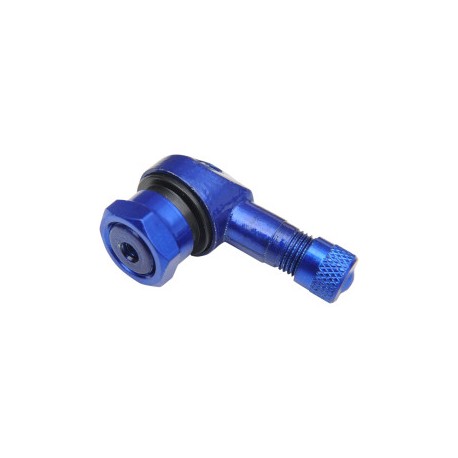 COPPIA VALVOLE IN ALLUMINIO BLU 8mm