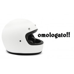 CASCO INTEGRALE VINTAGE NERO OPACO 