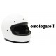 CASCO INTEGRALE VINTAGE BIANCO OPACO