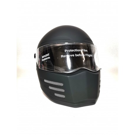 CASCO BANDIT FIGHTER NERO OPACO