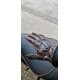 GUANTI IN PELLE MARRONE 13 1/2