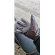 GUANTI IN PELLE MARRONE 13 1/2