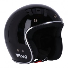 CASCO ROEG JETT NERO LUCIDO